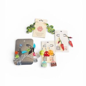 NWT Cute E-girl/Alt Earrings (NEVER WORN)— selling as bundle